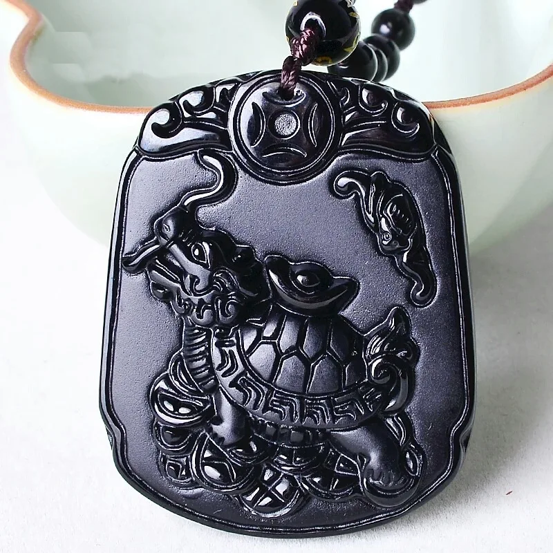 Natural Mexico Obsidian Dragon Turtle Pendant Necklace Square Brand Men and Women Turtle Pendant
Natural Mexico Obsidian Dragon Turtle Pendant Necklace Square Brand Men and Women Turtle Pendant