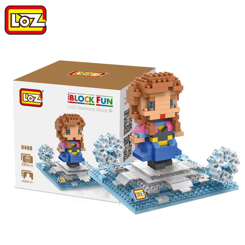 LOZ Single Sale Mini Princess Anna Cute Dolls Diamond Bricks Elsa Sister Models Building Blocks Toys for Children 9498
LOZ Single Sale Mini Princess Anna Cute Dolls Diamond Bricks Elsa Sister Models Building Blocks Toys for Children 9498