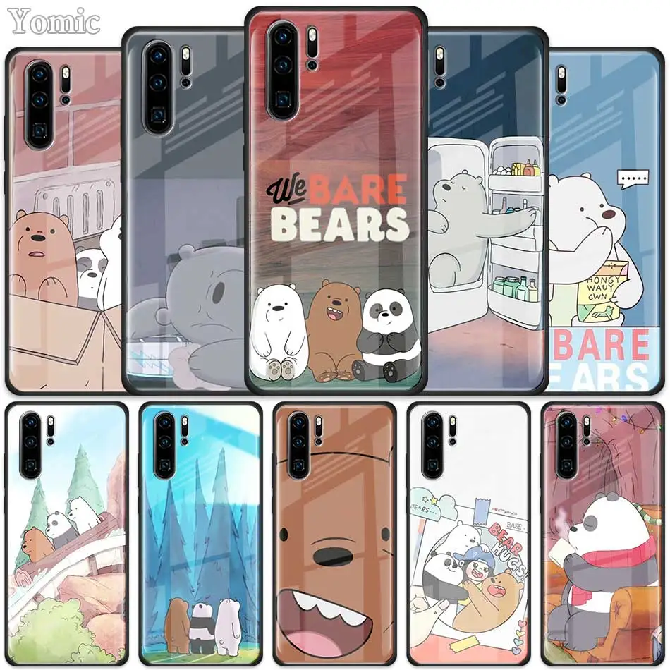 Cute We Bare Bears naked Tempered Glass Case for Huawei P30 Pro P10 P20 P30 Lite Mate 10 20 Pro Honor 20 Pro 8X Cover Shell
Cute We Bare Bears naked Tempered Glass Case for Huawei P30 Pro P10 P20 P30 Lite Mate 10 20 Pro Honor 20 Pro 8X Cover Shell