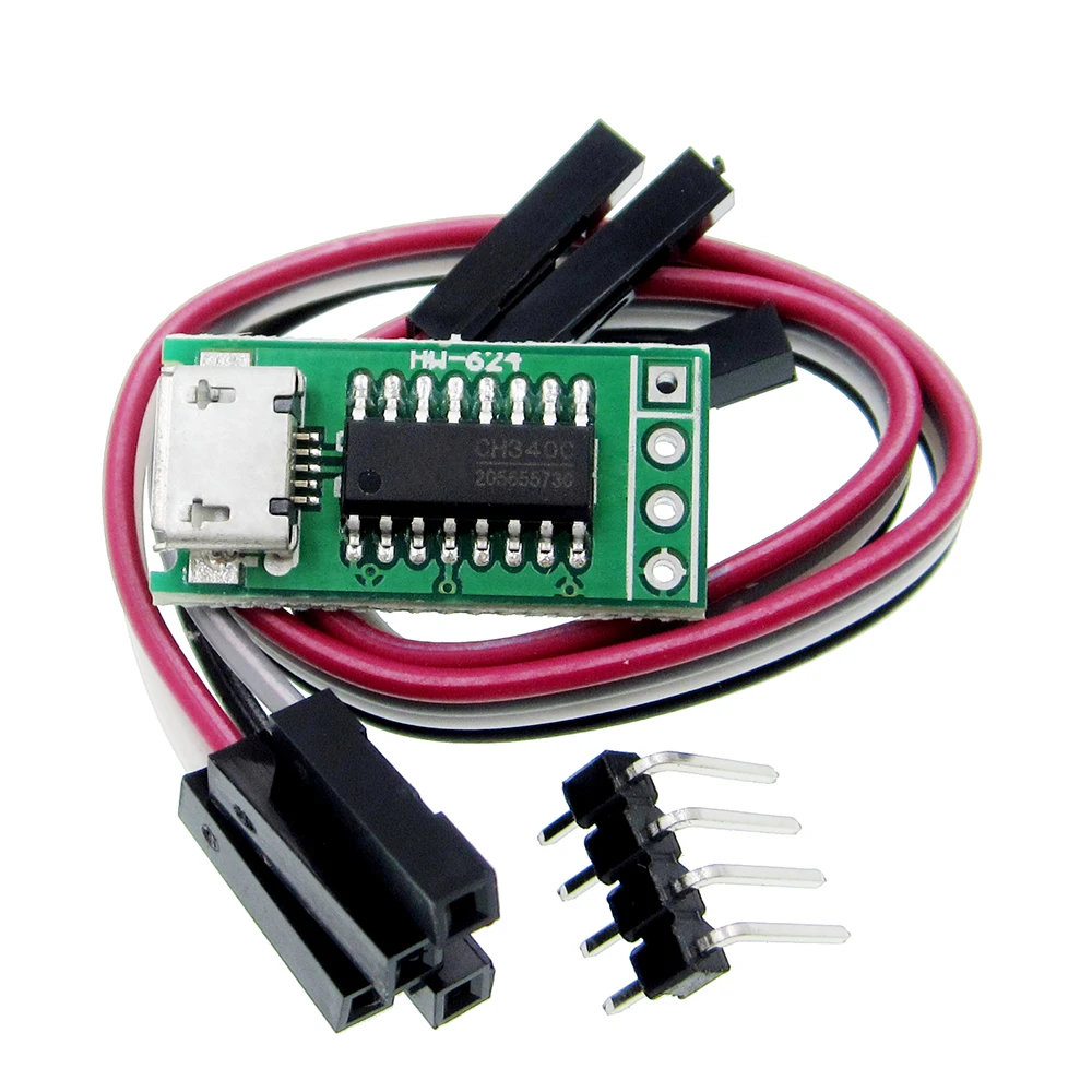 10PCS CH340C Micro USB to TTL Serial Port ISP Download Module 5V/3.3V 500ma Replace
10PCS CH340C Micro USB to TTL Serial Port ISP Download Module 5V/3.3V 500ma Replace