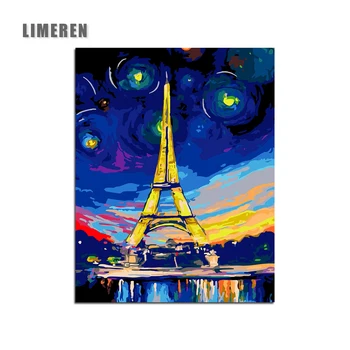 Eiffel Tower And the stars DIY Painting By Numbers Modern Landscap Digital Wall Art Picture Coloring by numbers For Home Wall
Eiffel Tower And the stars DIY Painting By Numbers Modern Landscap Digital Wall Art Picture Coloring by numbers For Home Wall