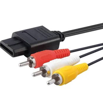 Audio Video AV Composite Cable to RCA Cord for Nintendo 64 N64 GameCube GC NGC SFC TV Monitor Connect Wire
Audio Video AV Composite Cable to RCA Cord for Nintendo 64 N64 GameCube GC NGC SFC TV Monitor Connect Wire