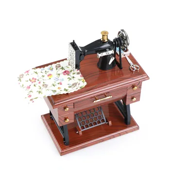 Musical Boxes Treadle Sartorius Toys Retro Birthday Gift Home Decoration Accessories Vintage Lockwork Sewing Machine Music Box
Musical Boxes Treadle Sartorius Toys Retro Birthday Gift Home Decoration Accessories Vintage Lockwork Sewing Machine Music Box