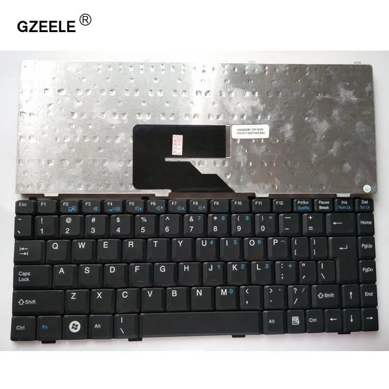Новая клавиатура GZEELE для ноутбука Fujitsu Amilo Pro V2030 V2035 V2055 V3515 PA1538 L7320GW L131OG английская