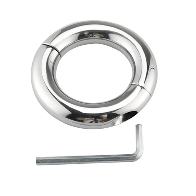 Stainless Steel Scrotum Ball Penis Ring Cage Rings For Men Delay Ejaculation Long Time Erection Metal Cock Ring Sex Toys For Men