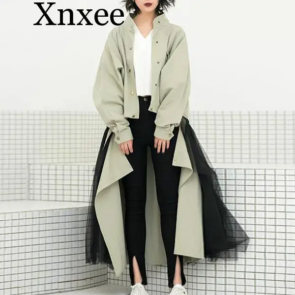 Xnxee Woemen Coat Spring Womens Trench Coats 2019 Mesh Stitching Loose Windbreaker Removable Sunscreen Overcoat Multi Wears
Xnxee Woemen Coat Spring Womens Trench Coats 2019 Mesh Stitching Loose Windbreaker Removable Sunscreen Overcoat Multi Wears