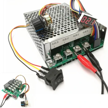 10-55V 60A 3000W Reversible DC Motor Speed Controller PWM Control 12V 24V 36V 48V Forward-Stop-Reversal Brake Digital Display
10-55V 60A 3000W Reversible DC Motor Speed Controller PWM Control 12V 24V 36V 48V Forward-Stop-Reversal Brake Digital Display
