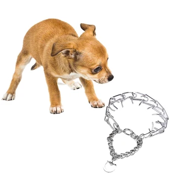 Behogar Dog Prong Collar Adjustable Metal Pinch Training Choke Chain Collar for Medium Small Dogs 17.72 Inch
Behogar Dog Prong Collar Adjustable Metal Pinch Training Choke Chain Collar for Medium Small Dogs 17.72 Inch