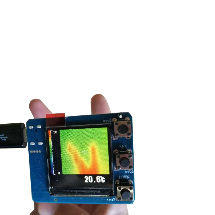 AMG8833 IR 8x8 Infrared Thermal Imager Array Temperature Sensor Module Physical Science Experiment Education Toy Gift
AMG8833 IR 8x8 Infrared Thermal Imager Array Temperature Sensor Module Physical Science Experiment Education Toy Gift