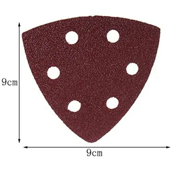 40 Pieces Hook and Loop Sandpaper Paper, 9x9x9xcm Sanding Paper 6 Holes Triangle-Sandpaper Disk Assorted 40/ 80/ 120/ 240 Grit
40 Pieces Hook and Loop Sandpaper Paper, 9x9x9xcm Sanding Paper 6 Holes Triangle-Sandpaper Disk Assorted 40/ 80/ 120/ 240 Grit