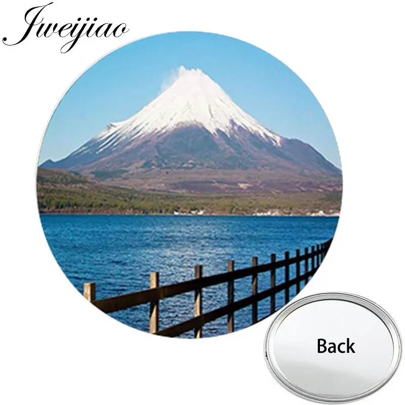 JWEIJIAO Mount Fuji Japan Anniversary One Side Flat Mini Pocket Mirror Famous scenery Makeup Vanity Hand Travel Purse Mirror
JWEIJIAO Mount Fuji Japan Anniversary One Side Flat Mini Pocket Mirror Famous scenery Makeup Vanity Hand Travel Purse Mirror