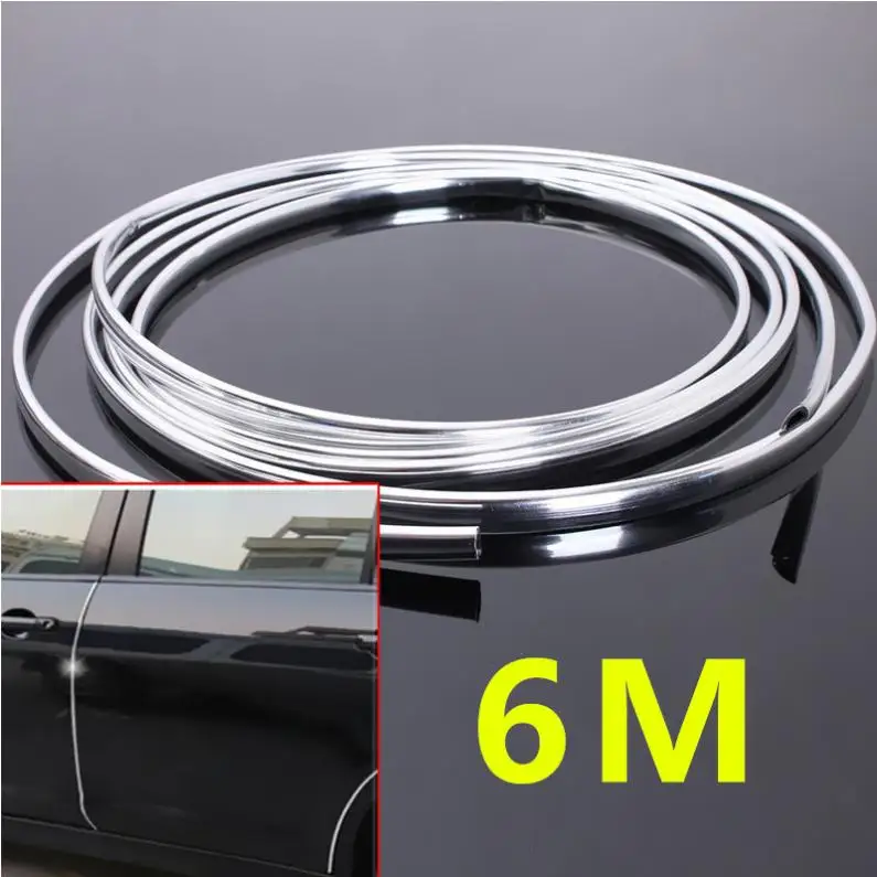 6meters x 6MM CHROME Car Door Edge Scratch Guard Protector Strip Roll RIM MOULDING "U" STYLE
6meters x 6MM CHROME Car Door Edge Scratch Guard Protector Strip Roll RIM MOULDING "U" STYLE