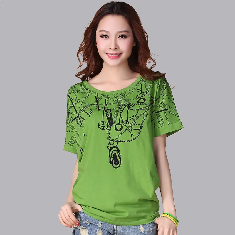 2016 Summer Women's Plus Size Clothing Top Batwing Loose Short-sleeve T-Shirt 100% Cotton Female T-shirt
2016 Summer Women's Plus Size Clothing Top Batwing Loose Short-sleeve T-Shirt 100% Cotton Female T-shirt