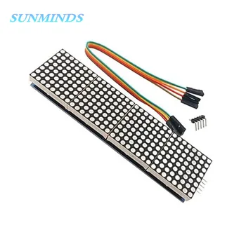 MAX7219 Dot Matrix Module Microcontroller 4 In One Display with 5P Line 4 in 1 Red
MAX7219 Dot Matrix Module Microcontroller 4 In One Display with 5P Line 4 in 1 Red