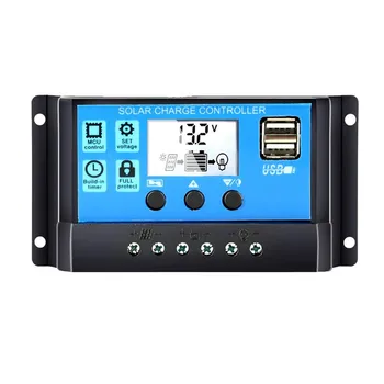 10A 20A 30A Solar Charge Controller PWM With LCD Dual USB 5V Output Solar Cell Panel Regulator PV Home
10A 20A 30A Solar Charge Controller PWM With LCD Dual USB 5V Output Solar Cell Panel Regulator PV Home