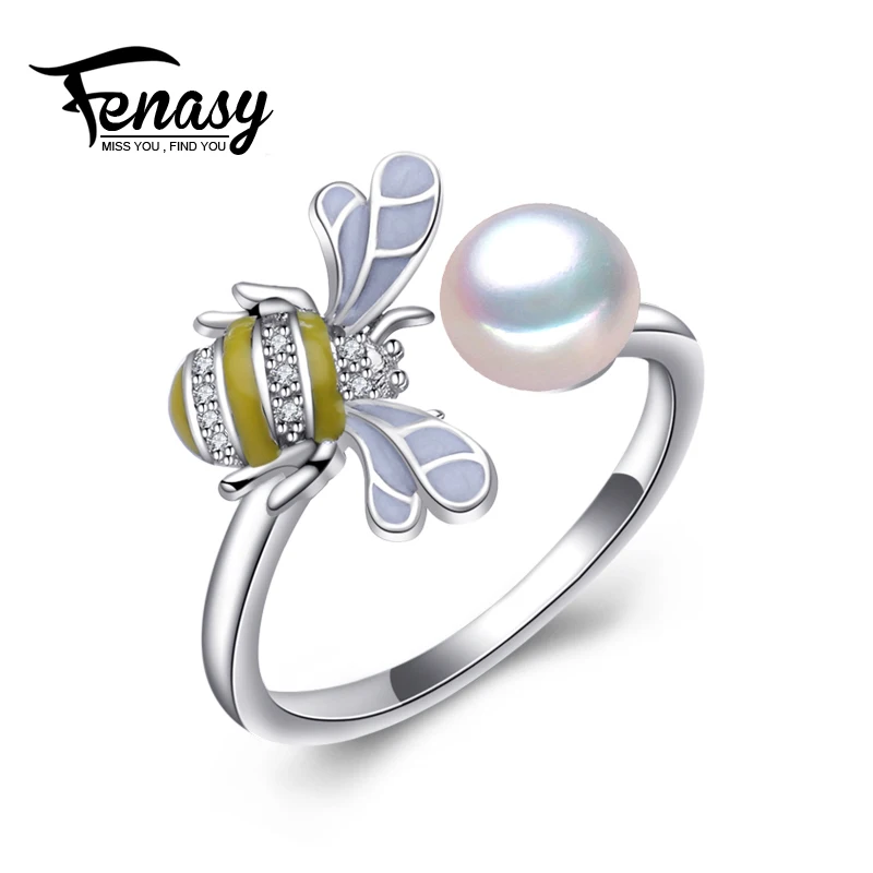 FENASY female ring Pearl Adjustable Animal Rings White Pearl 925 Sterling Silver Ring For Women,Fashion Jewelry S925 bee rings
FENASY female ring Pearl Adjustable Animal Rings White Pearl 925 Sterling Silver Ring For Women,Fashion Jewelry S925 bee rings