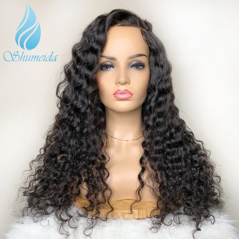 Shumeida Curly Human Hair Wigs Natural Color Brazilian Remy Hair 13x6 Lace Front Wig Pre-Plucked With Baby Hair Bleached Knots
Shumeida Curly Human Hair Wigs Natural Color Brazilian Remy Hair 13x6 Lace Front Wig Pre-Plucked With Baby Hair Bleached Knots