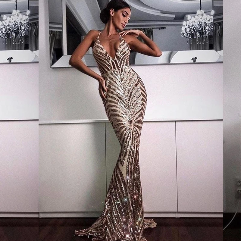 2018 Elegant Maxi Sequins Dress Chic Summer Spaghetti Strap beige Black V Neck Sexy Celeberity Evening Party Dress Mesh Vestido
2018 Elegant Maxi Sequins Dress Chic Summer Spaghetti Strap beige Black V Neck Sexy Celeberity Evening Party Dress Mesh Vestido