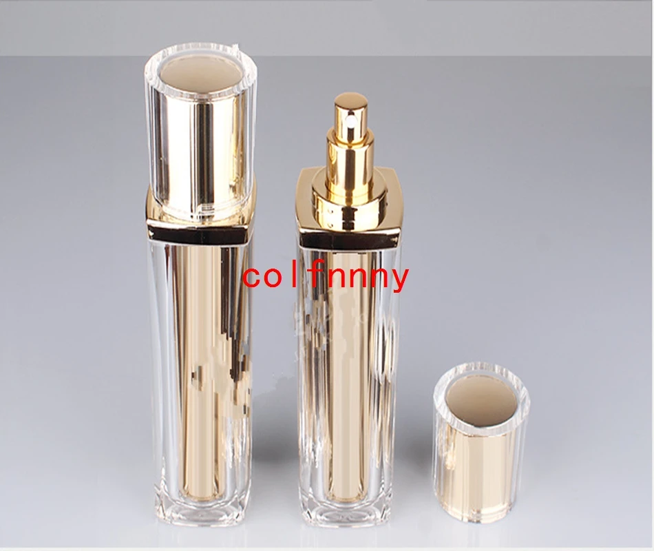50pcs/lot 30ML 60ml Spray Pump Bottle,gold Perfume Bottle With Mist Atomizer,Golden Acrylic Cap,Sample Cosmetic Container
50pcs/lot 30ML 60ml Spray Pump Bottle,gold Perfume Bottle With Mist Atomizer,Golden Acrylic Cap,Sample Cosmetic Container