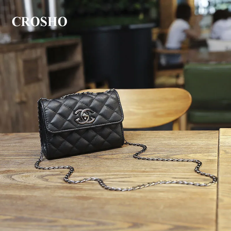 CROSHO Diamond Chain Bag New Small Square Bags Single Shoulder Female Mini Small Bags Female Crossbody Bag
CROSHO Diamond Chain Bag New Small Square Bags Single Shoulder Female Mini Small Bags Female Crossbody Bag