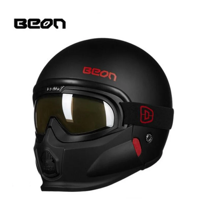2018 New BEON Retro Motorcycle Helmet Male female personality combination Halley style Modular motorbike helmets with goggles
2018 New BEON Retro Motorcycle Helmet Male female personality combination Halley style Modular motorbike helmets with goggles