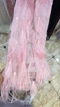 CiCi-41403 Embroidered Tulle Lace Fabric with sequins African French Lace Fabric with feather pattern High Quality
CiCi-41403 Embroidered Tulle Lace Fabric with sequins African French Lace Fabric with feather pattern High Quality