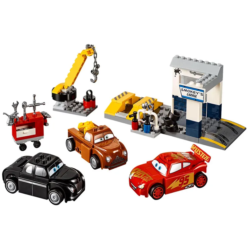 BELA 10686 126Pcs Legoing Technic Pixar Cars 3 Juniors Smokey's Garage Model Building Blocks Toys Compatible Technic Legoings
BELA 10686 126Pcs Legoing Technic Pixar Cars 3 Juniors Smokey's Garage Model Building Blocks Toys Compatible Technic Legoings