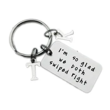 100pcs/lot I'm so glad we both swiped right Keychain Online Dating Relationship Gift for Boyfriend Girlfriend
100pcs/lot I'm so glad we both swiped right Keychain Online Dating Relationship Gift for Boyfriend Girlfriend