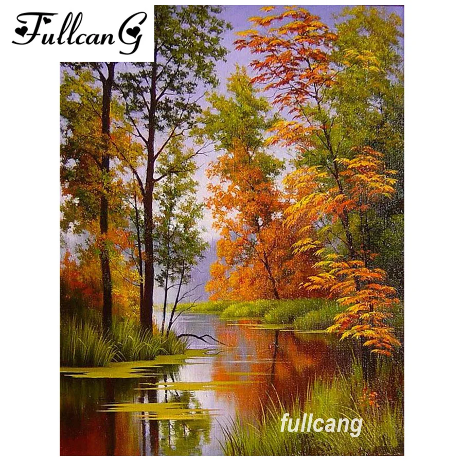 FULLCANG diamond embroidery natural scenery river diy 5d diamond painting cross stitch full square drill mosaic kits D661
FULLCANG diamond embroidery natural scenery river diy 5d diamond painting cross stitch full square drill mosaic kits D661