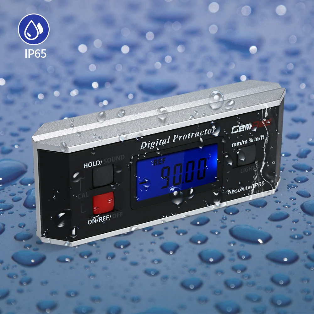 Mini Digital Protractor Inclinometer Angle Ruler Electronic Goniometer IP65 Protection Grade Angle Gauge With Strong Magnetic
Mini Digital Protractor Inclinometer Angle Ruler Electronic Goniometer IP65 Protection Grade Angle Gauge With Strong Magnetic