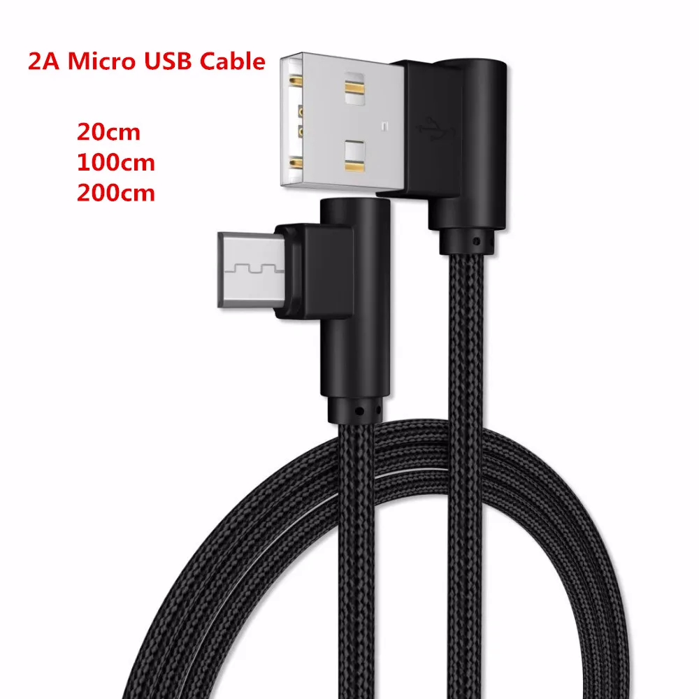 20/100/200CM Micro USB Data Cable 90 Degree 2A Braided Cord Fast Charge For Samsung Galaxy j1 j3 j5 j7 S6 S7 edge Plus A3 A5 A7
20/100/200CM Micro USB Data Cable 90 Degree 2A Braided Cord Fast Charge For Samsung Galaxy j1 j3 j5 j7 S6 S7 edge Plus A3 A5 A7