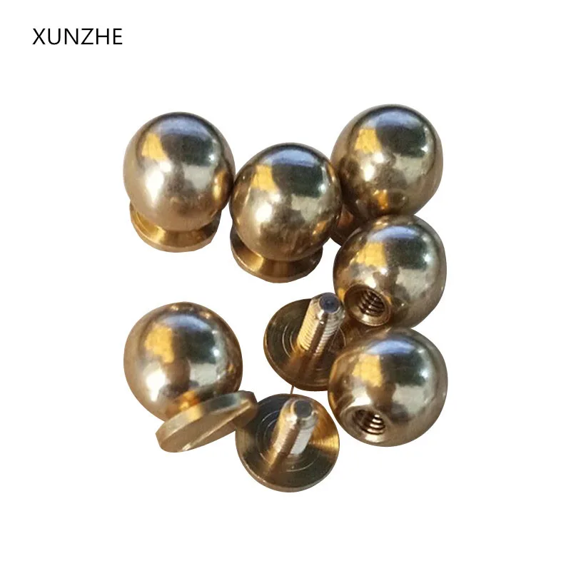 XUNZHE 20pcs diameter is 9mm Round rivets Luggage Leather metal Craft Solid Screw Nail Rivet Belt/strap Rivets Copper and silver
XUNZHE 20pcs diameter is 9mm Round rivets Luggage Leather metal Craft Solid Screw Nail Rivet Belt/strap Rivets Copper and silver