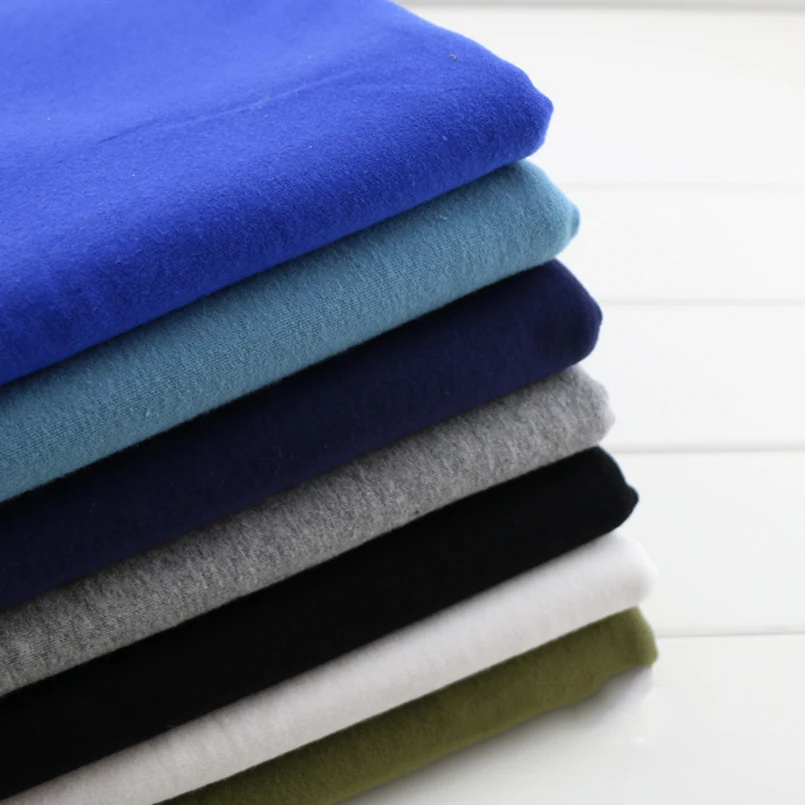 1.65M*0.5M Cotton Knitted Fabrics Multi color DIY High Sportswear Sweater T-shirt Solid Color Fabric Lycra High Elastic
1.65M*0.5M Cotton Knitted Fabrics Multi color DIY High Sportswear Sweater T-shirt Solid Color Fabric Lycra High Elastic