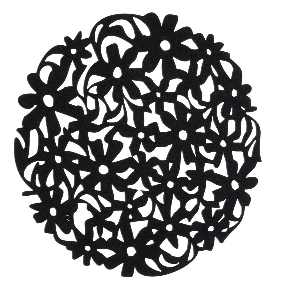 Round Laser Cut Flower Felt Placemats Kitchen Dinner Table Cup Mats Cushion Black
Round Laser Cut Flower Felt Placemats Kitchen Dinner Table Cup Mats Cushion Black
