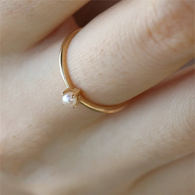 Simple Style Simulated Pearl Rings Anel joias de perolaTop Quality Anti-Allergy Thin Gold color rings for women bijoux femme S3
Simple Style Simulated Pearl Rings Anel joias de perolaTop Quality Anti-Allergy Thin Gold color rings for women bijoux femme S3