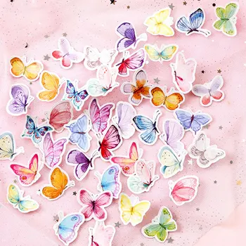 46pcs/box Color Butterfly DIY Sticker child diary sticker Photo album decoration stickers office stationery School Office Supply
46pcs/box Color Butterfly DIY Sticker child diary sticker Photo album decoration stickers office stationery School Office Supply