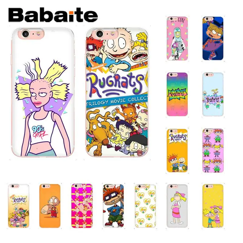Babaite Rugrats TPU Soft Silicon Coque Shell Phone Cover for iPhone 5 5Sx 6 7 7plus 8 8Plus X XS MAX XR Fundas Capa
Babaite Rugrats TPU Soft Silicon Coque Shell Phone Cover for iPhone 5 5Sx 6 7 7plus 8 8Plus X XS MAX XR Fundas Capa