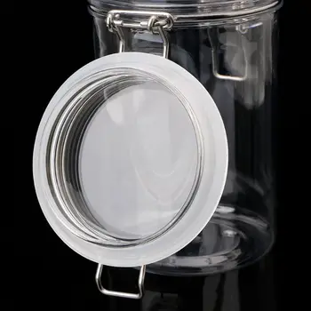 1150ML Plastic Oval Clip Top Storage Jar With Airtight Seal Lid Food Container Tableware Preserving Kitchen Flour Pasta Spice Or
1150ML Plastic Oval Clip Top Storage Jar With Airtight Seal Lid Food Container Tableware Preserving Kitchen Flour Pasta Spice Or