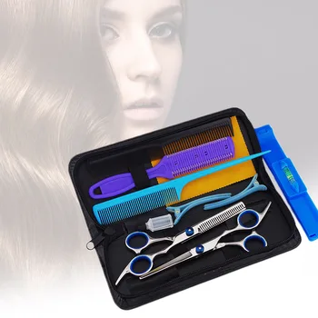 10pcs Professional Hairdressing Scissors Tools Kit Comb Hair Clip with Storage Bag Case for Family Home Hair Cutting
10pcs Professional Hairdressing Scissors Tools Kit Comb Hair Clip with Storage Bag Case for Family Home Hair Cutting