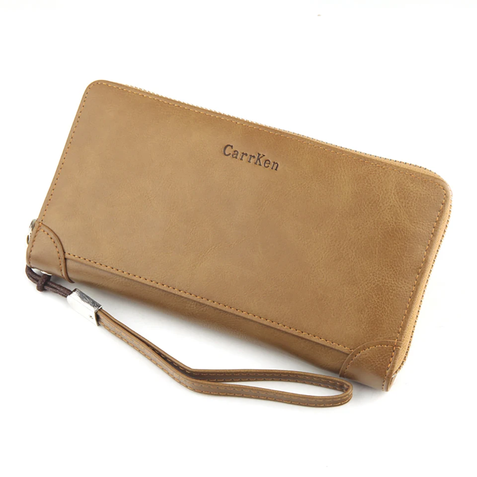 CarrKen Designer Men High Capacity Long Wallet Card Holder PU Leather Coin Purses Male Clutch Bag Money Zipper Pocket Pochette
CarrKen Designer Men High Capacity Long Wallet Card Holder PU Leather Coin Purses Male Clutch Bag Money Zipper Pocket Pochette