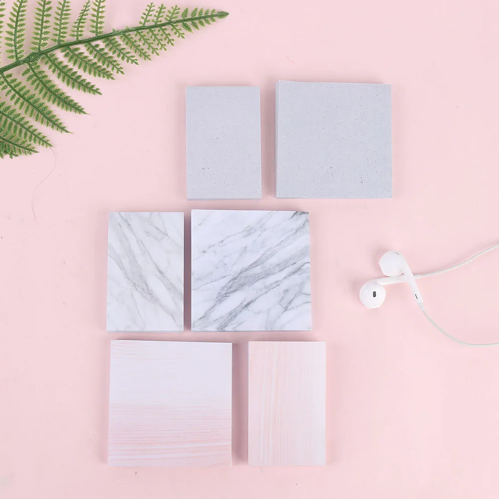 3Pcs/lot DIY Novelty Fashion Colorful Memo Block Marble Note Pad Paper 75 Sheets Sticky Notes School Office Stationery Supplies
3Pcs/lot DIY Novelty Fashion Colorful Memo Block Marble Note Pad Paper 75 Sheets Sticky Notes School Office Stationery Supplies