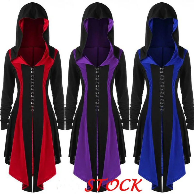 Women Gothic Punk Witch Hooded Robe Coat Lace-Up Back High Low Jacket Outerwear M-5XL
Women Gothic Punk Witch Hooded Robe Coat Lace-Up Back High Low Jacket Outerwear M-5XL