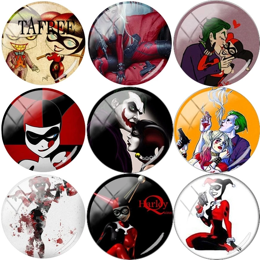 TAFREE Trendy Cartoon Clown female Joker Photo Glass Dome Jewelry Accessories Clown Ladies Hand craft Round Flatback Cabochon
TAFREE Trendy Cartoon Clown female Joker Photo Glass Dome Jewelry Accessories Clown Ladies Hand craft Round Flatback Cabochon