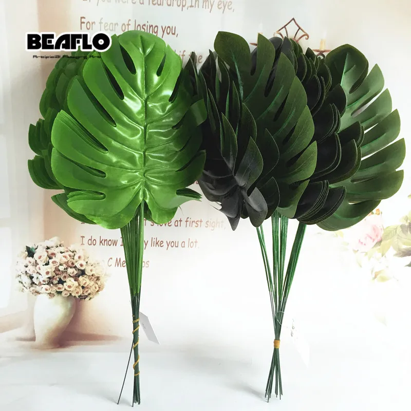 10Pc Artificial Plants fake Monstera palm Leaves leaf shaped green plant wedding DIY Home Garden decoration Flowers arrangement
10Pc Artificial Plants fake Monstera palm Leaves leaf shaped green plant wedding DIY Home Garden decoration Flowers arrangement