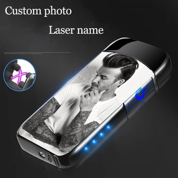 USB Electric Double Arc Lighter Rechargeable Power Display Lighter Touch sensing Dual Thunder Pulse Cross Plasma Lighter
USB Electric Double Arc Lighter Rechargeable Power Display Lighter Touch sensing Dual Thunder Pulse Cross Plasma Lighter