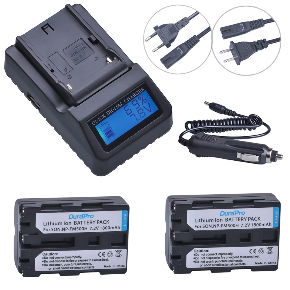2pc 7.2V NP-FM500H NP FM500H Rechargeable Camera Battery + LCD Quick Charger For Sony FM500H A57 A65 A77 A99 A350 A550 A580 A900
2pc 7.2V NP-FM500H NP FM500H Rechargeable Camera Battery + LCD Quick Charger For Sony FM500H A57 A65 A77 A99 A350 A550 A580 A900