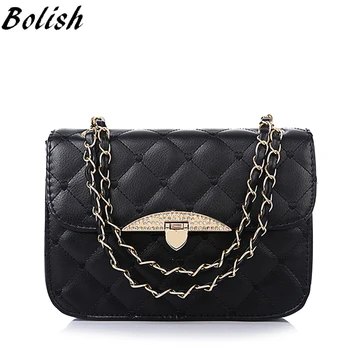 Bolish Fashion Pu Leather Plaid Chain Shoulder Bag Small Messenger Bag Day Cluthes
Bolish Fashion Pu Leather Plaid Chain Shoulder Bag Small Messenger Bag Day Cluthes