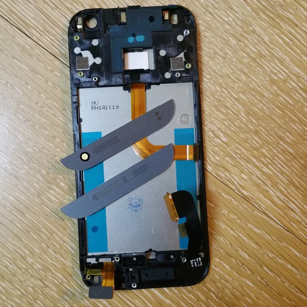 For HTC One Mini 2 M8 mini LCD Display With Touch Screen Digitizer Asembly with frame M5 LCD black or white