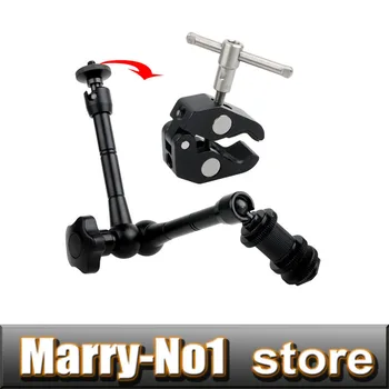 2 in 1 11 inch Articulating Magic Arm + Large Super Clamp for 5D4 5D3 Camera Camcorder LCD Monitor LED Light DSLR Rig Movie Kit
2 in 1 11 inch Articulating Magic Arm + Large Super Clamp for 5D4 5D3 Camera Camcorder LCD Monitor LED Light DSLR Rig Movie Kit