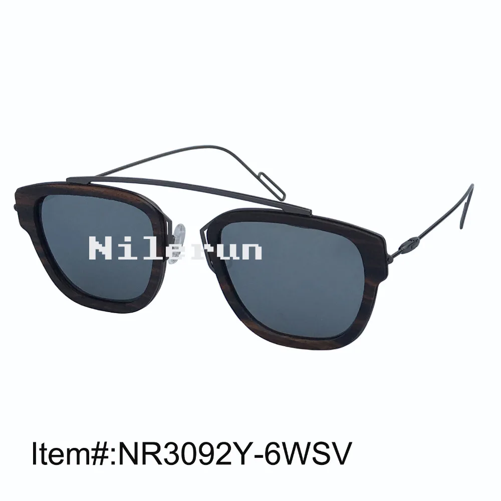 Cool super light and thin ebony wood sunglasses with matt dark grey metal temples
Cool super light and thin ebony wood sunglasses with matt dark grey metal temples